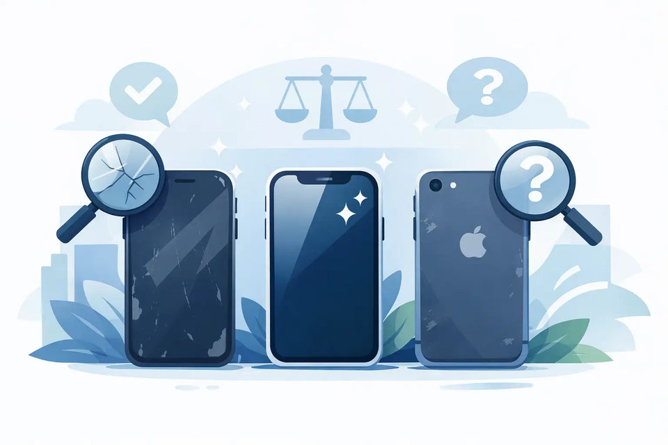 Hva betyr iPhone tilstandsgradering?